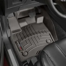WeatherTech 2016+ Lincoln MKX Front FloorLiner - Cocoa - Back View