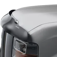 WeatherTech 2014+ Subaru Forester Stone and Bug Deflector - Dark Smoke - Side View