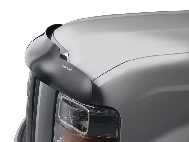 WeatherTech 2014+ Subaru Forester Stone and Bug Deflector - Dark Smoke - Side View