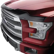 WeatherTech 2010+ Dodge Ram 2500/3500 Hood Protector - Black - Side View