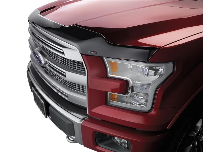 WeatherTech 2010+ Dodge Ram 2500/3500 Hood Protector - Black - Side View