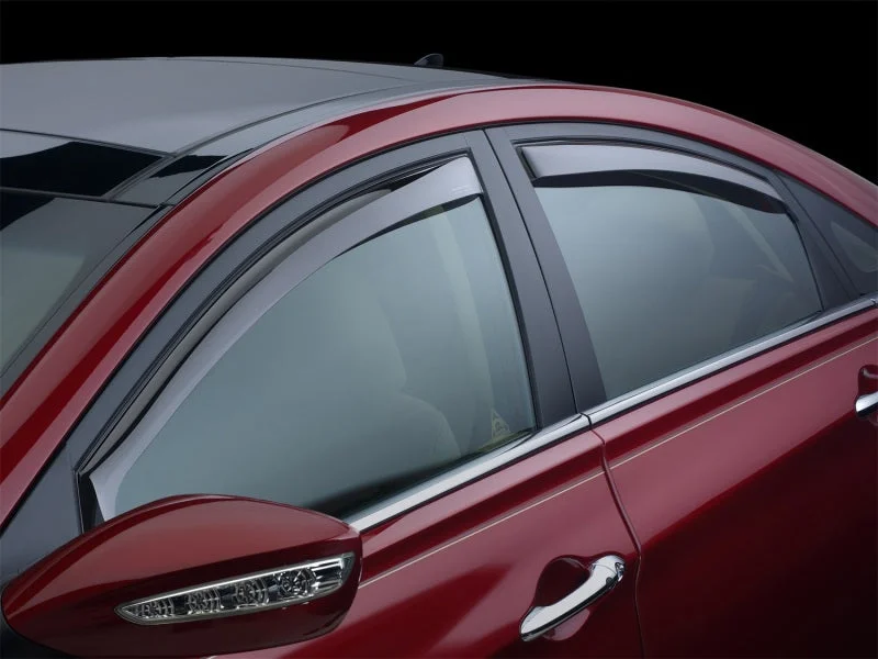 WeatherTech 98-01 Nissan Altima Front and Rear Side Window Deflectors - Light Smoke - Side View
