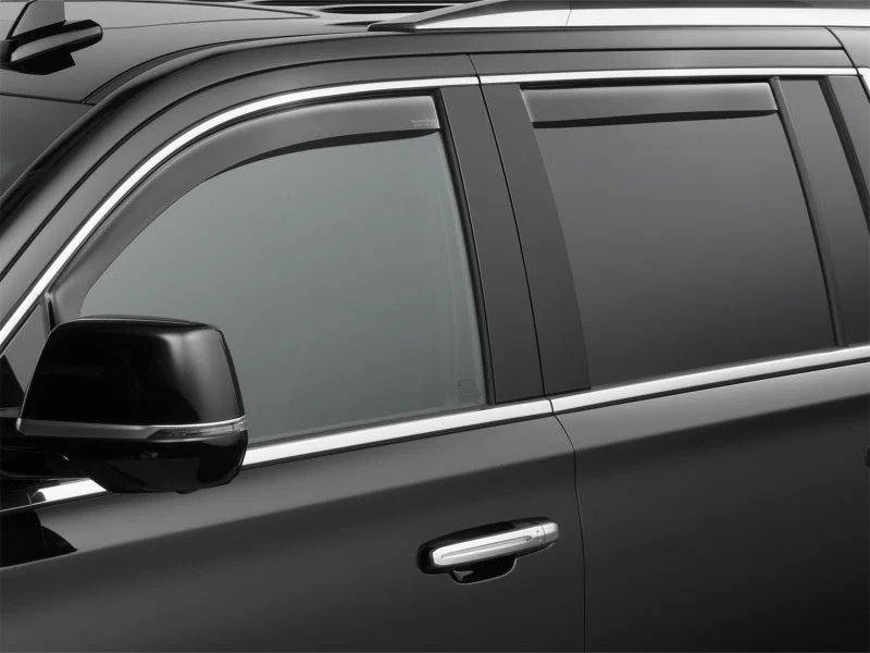 WeatherTech 18-22 Toyota Camry Front and Rear Side Window Deflectors - Dark Smoke - Side View