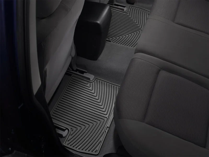WT Rubber Mats - Front - Blk - Back View