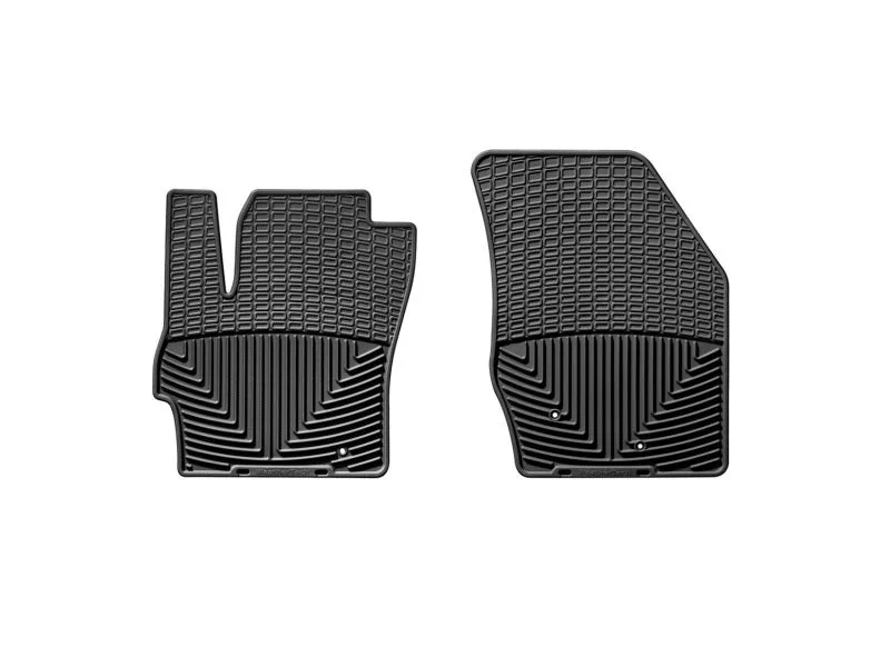 WeatherTech 04+ Mazda 3 Front Rubber Mats - Black - Side View