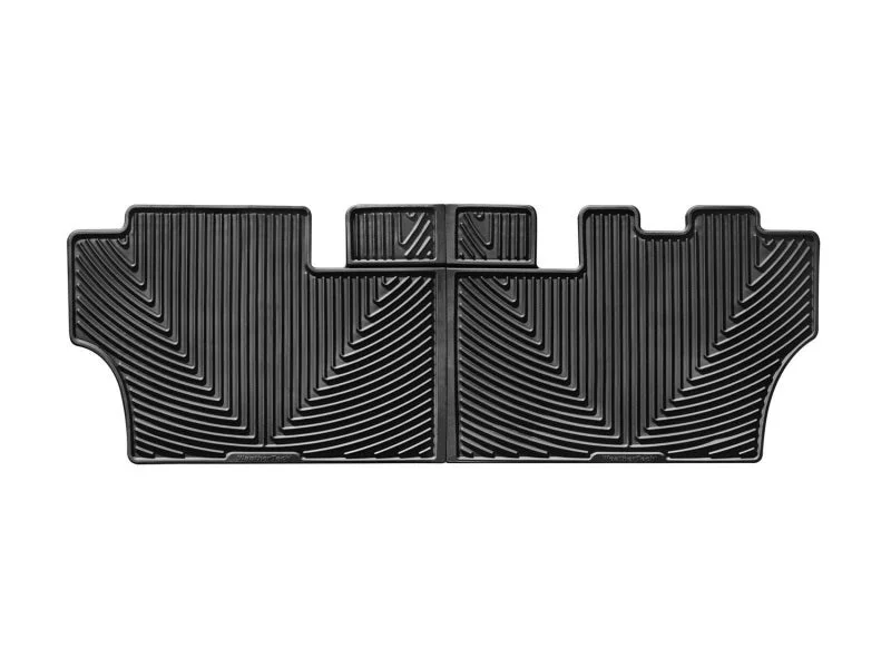 WeatherTech 05-10 Honda Odyssey Rear Rubber Mats - Black - Back View