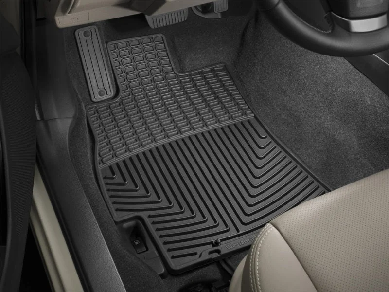 WeatherTech 10+ Subaru Outback Front Rubber Mats - Black - Installation View