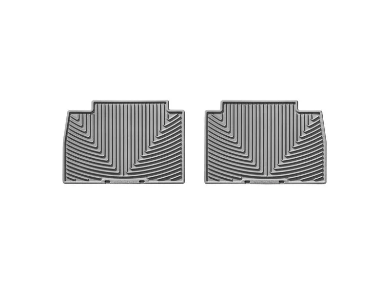 WeatherTech 07+ Ford Expedition Rear Rubber Mats - Grey - Side View