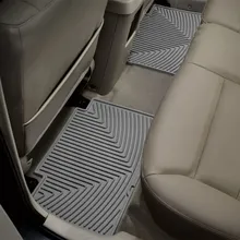 WeatherTech 07+ Ford Expedition Rear Rubber Mats - Grey - Installation View