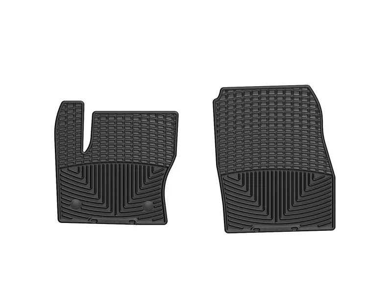 WeatherTech 05-11 Ford Escape Front Rubber Mats - Black - Side View