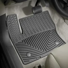 WeatherTech 05-11 Ford Escape Front Rubber Mats - Black - Installation View