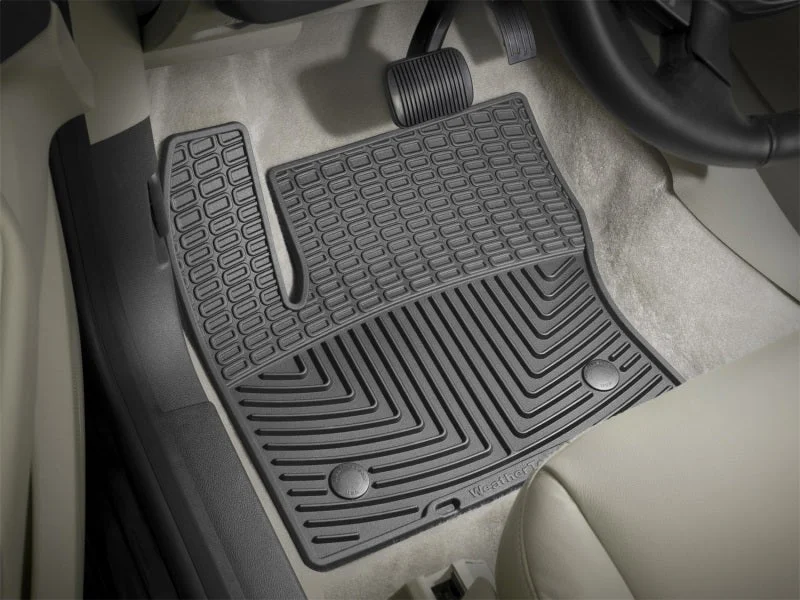 WeatherTech 05-11 Ford Escape Front Rubber Mats - Black - Installation View