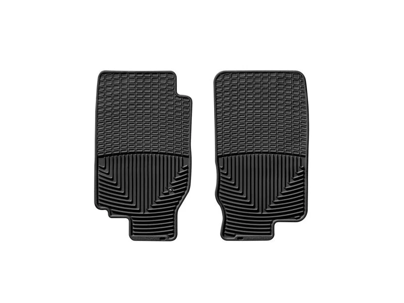 WeatherTech 02-05 Ford Explorer Front Rubber Mats - Black - Side View
