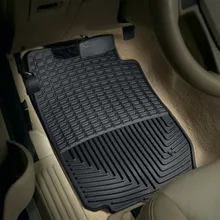 WeatherTech 02-05 Ford Explorer Front Rubber Mats - Black - Installation View