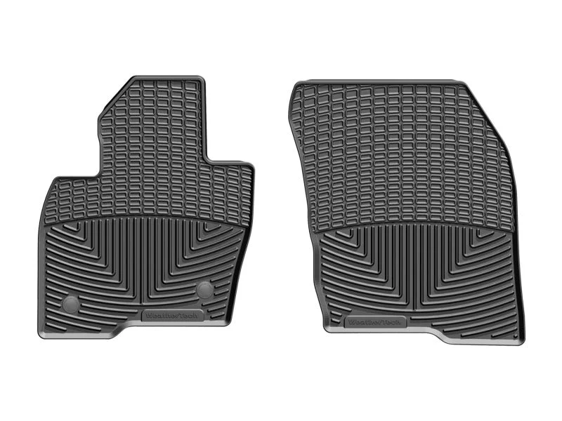 WeatherTech 2015+ Ford Edge Front Rubber Mats - Black - Side View