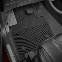 WeatherTech 2015+ Ford Edge Front Rubber Mats - Black - Back View