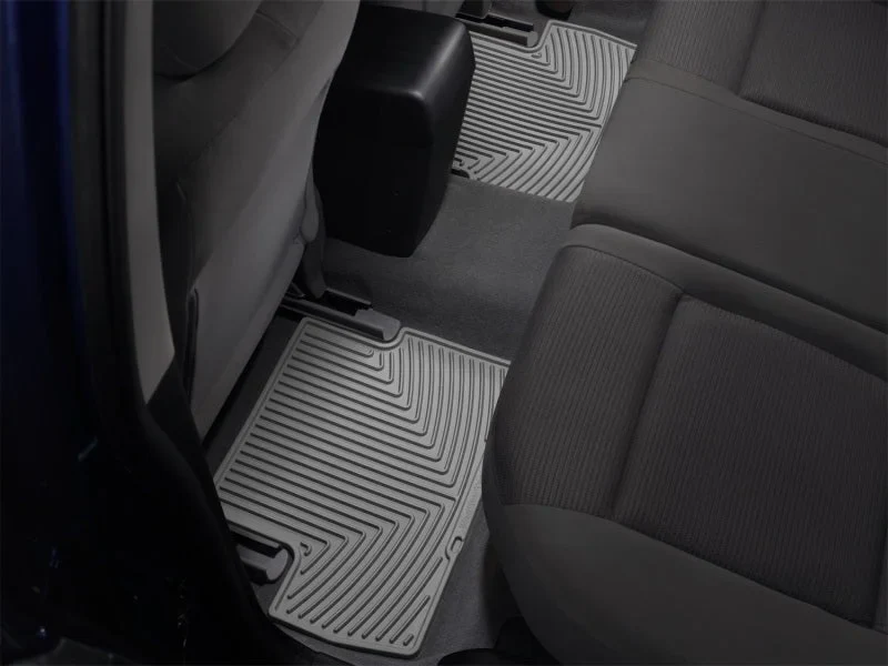 WT Rubber Mats - Rear - Grey - Back View