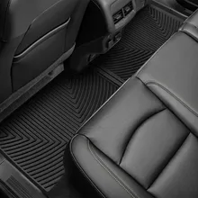 WeatherTech 2018+ Chevrolet Equinox Rear Rubber Mats - Black - Side View