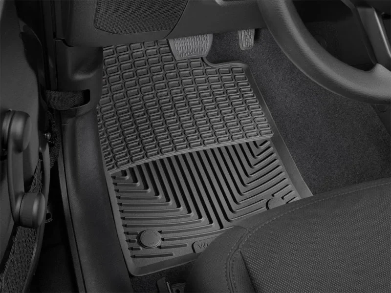WeatherTech 2020+ Jeep Gladiator Front Rubber Mats - Black - Side View