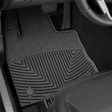 WeatherTech 2020+ Ford Explorer Front Rubber Mats - Black - Side View
