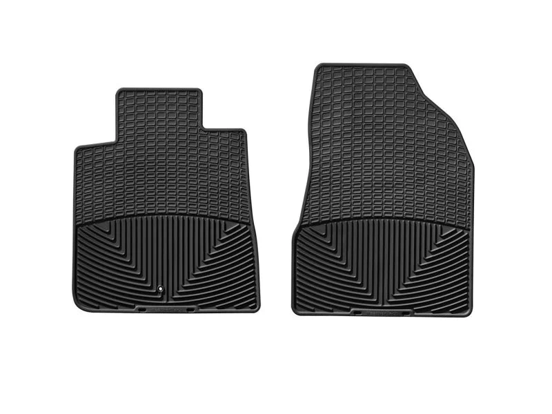 WeatherTech 07+ GMC Acadia Front Rubber Mats - Black - Side View
