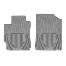 WeatherTech 03-13 Mazda 6 Hatch Front Rubber Mats - Grey - Back View