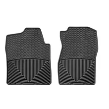 WeatherTech 07+ Chevrolet Avalanche Front Rubber Mats - Black - Side View