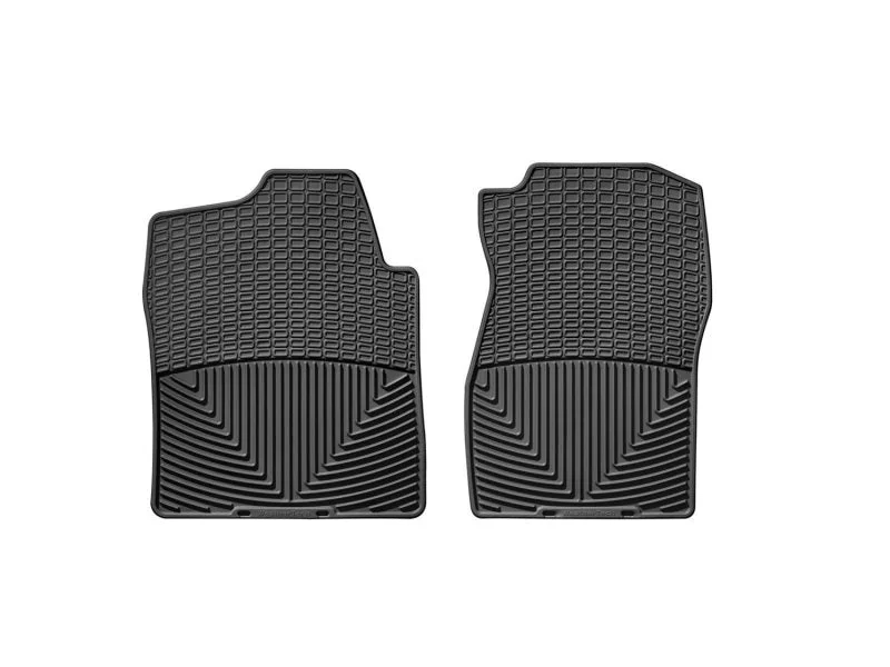WeatherTech 07+ Chevrolet Avalanche Front Rubber Mats - Black - Side View