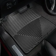 WeatherTech 07+ Chevrolet Avalanche Front Rubber Mats - Black - Installation View