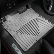 WeatherTech 07+ Chevrolet Avalanche Front Rubber Mats - Grey - Installation View