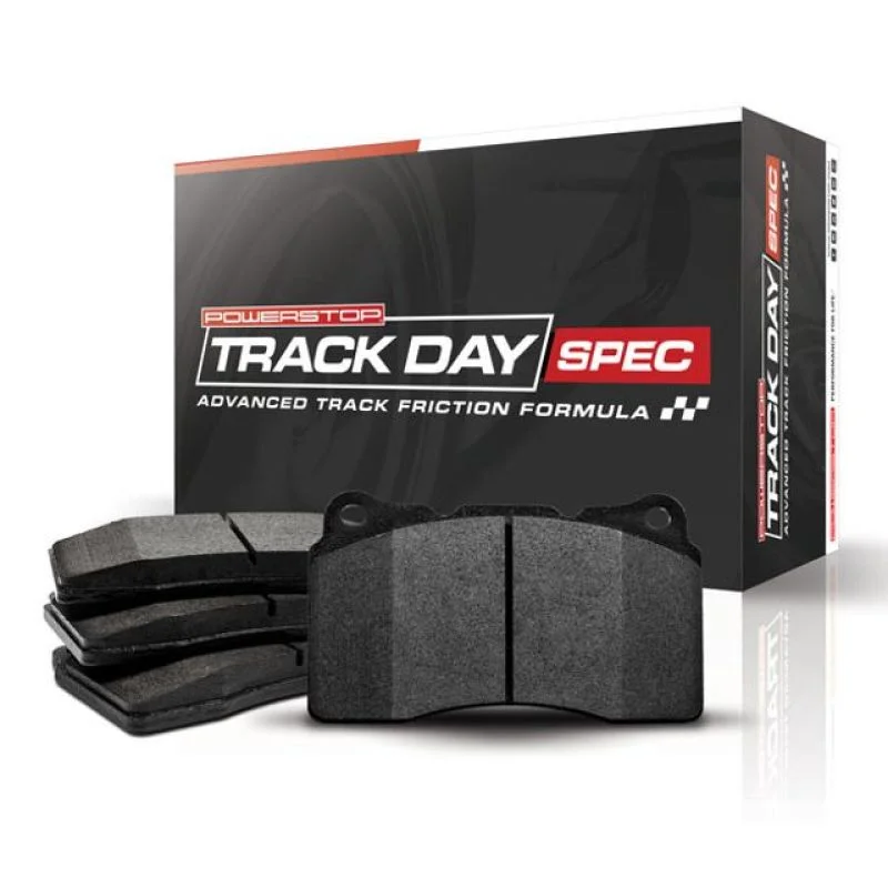 Power Stop 89-91 Audi 200 Front Track Day SPEC Brake Pads - Side View
