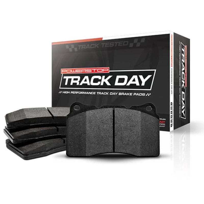 Power Stop 09-13 Infiniti FX50 Front Track Day Brake Pads - Side View