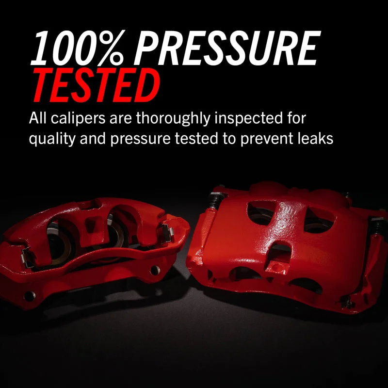 Power Stop 14-19 Chevrolet Corvette Front Red Caliper - Pair - Detail View