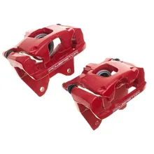 Power Stop 07-18 Jeep Wrangler JK Rear Red Caliper Pair w/Bracket - Additional View 8