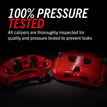 Power Stop 11-17 Dodge Durango Front Red Calipers w/Brackets - Pair - Installation View