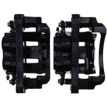Power Stop 00-05 Ford Excursion Front Black Caliper - Pair w/Bracket - Additional View 7
