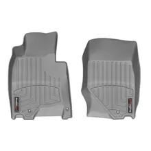 WeatherTech 09-13 Infiniti G Front FloorLiner - Grey - Back View