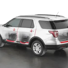 WeatherTech 2021+ Jeep Grand Cherokee L Scratch Protection - Transparent - Side View