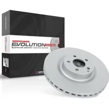 Power Stop Rear Evolution Geomet Coated Rotor fits 2015-2017 Ford F-150 - Side View
