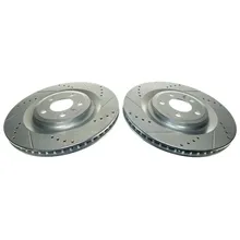 PowerStop Drilled & Slotted Rotor (Pair) fits 2020-2023 Ford Explorer LIMITED / 2020-2025 Ford Explorer / 2024 Ford Mustan...