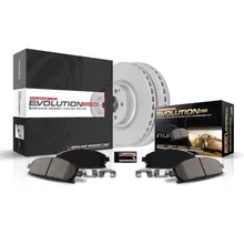 Power Stop Rear Z17 Evolution Geomet Coated Brake Kit fits 2003-2011 Cadillac CTS / STS - Side View