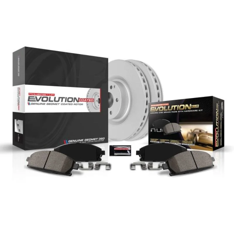 Power Stop Rear Z17 Evolution Geomet Coated Brake Kit fits 2003-2011 Cadillac CTS / STS - Side View