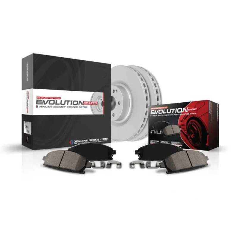 Power Stop Rear Z23 Evolution Sport Coated Brake Kit fits 2006-2007 BMW 525XI / 2010 BMW 528I / 2009-2010 BMW 528I xDrive ...