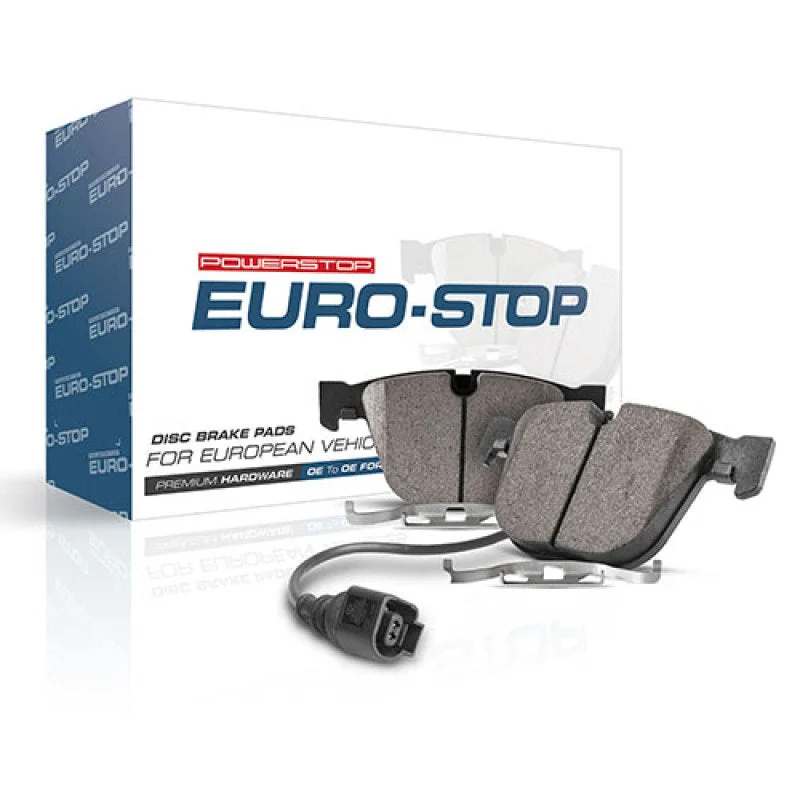 PowerStop Euro-Stop ECE-R90 Rear Brake Pads fits 1998-2003 Mercedes-Benz ML320 / 2003-2005 Mercedes-Benz ML350 / 1999 Merc...