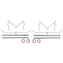 PowerStop Front Black Caliper Pair w/o Bracket fits 2007-2015 Toyota Sequoia / Tundra - Back View
