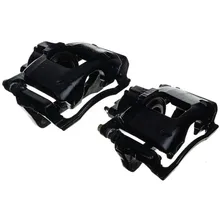 PowerStop Black Front Caliper Pair w/Bracket fits Chrysler Town / 2008-2016 Chrysler Town & / 2014-2016 Dodge Grand Caravan