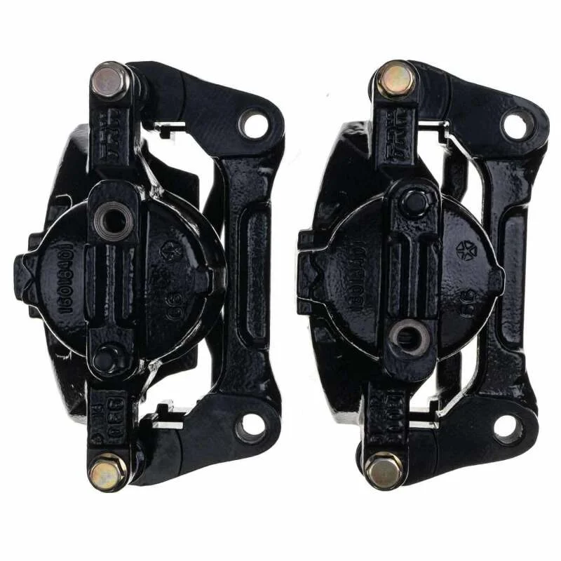 PowerStop Black Front Caliper Pair w/Bracket fits Chrysler Town / 2008-2016 Chrysler Town & / 2014-2016 Dodge Grand Caravan
