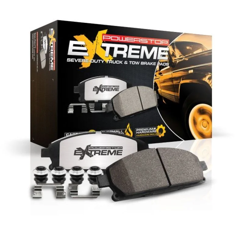 Power Stop Front or Rear Z36 & Tow Brake Pads w/Hardware fits 1984-1991 BMW 318I / 1991 BMW 318IS / 1986-1988 BMW 325 / 19...