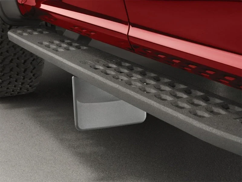 WeatherTech 2017+ Ford F-150 Raptor No Drill Mudflaps - Black (Raptor Only) - Side View