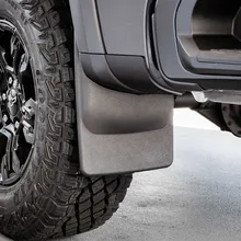 WeatherTech 2022 Chevrolet Silverado 1500 ZR2 No Drill MudFlaps - Black - Side View